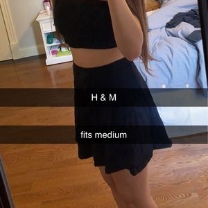 H&M black skirt